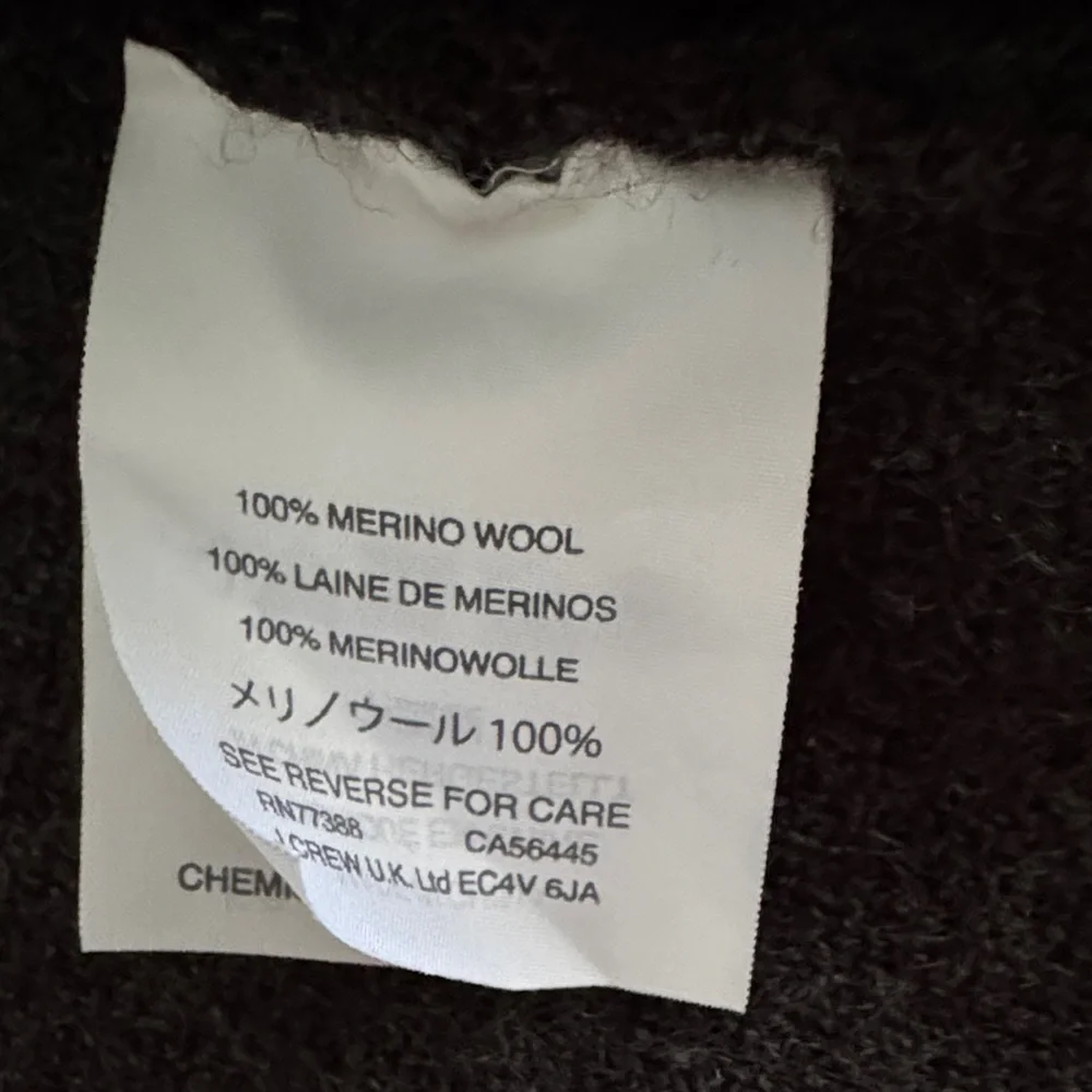 J.CREW Open-Front Sweater Blazer Cardigan Size L 100%Wool